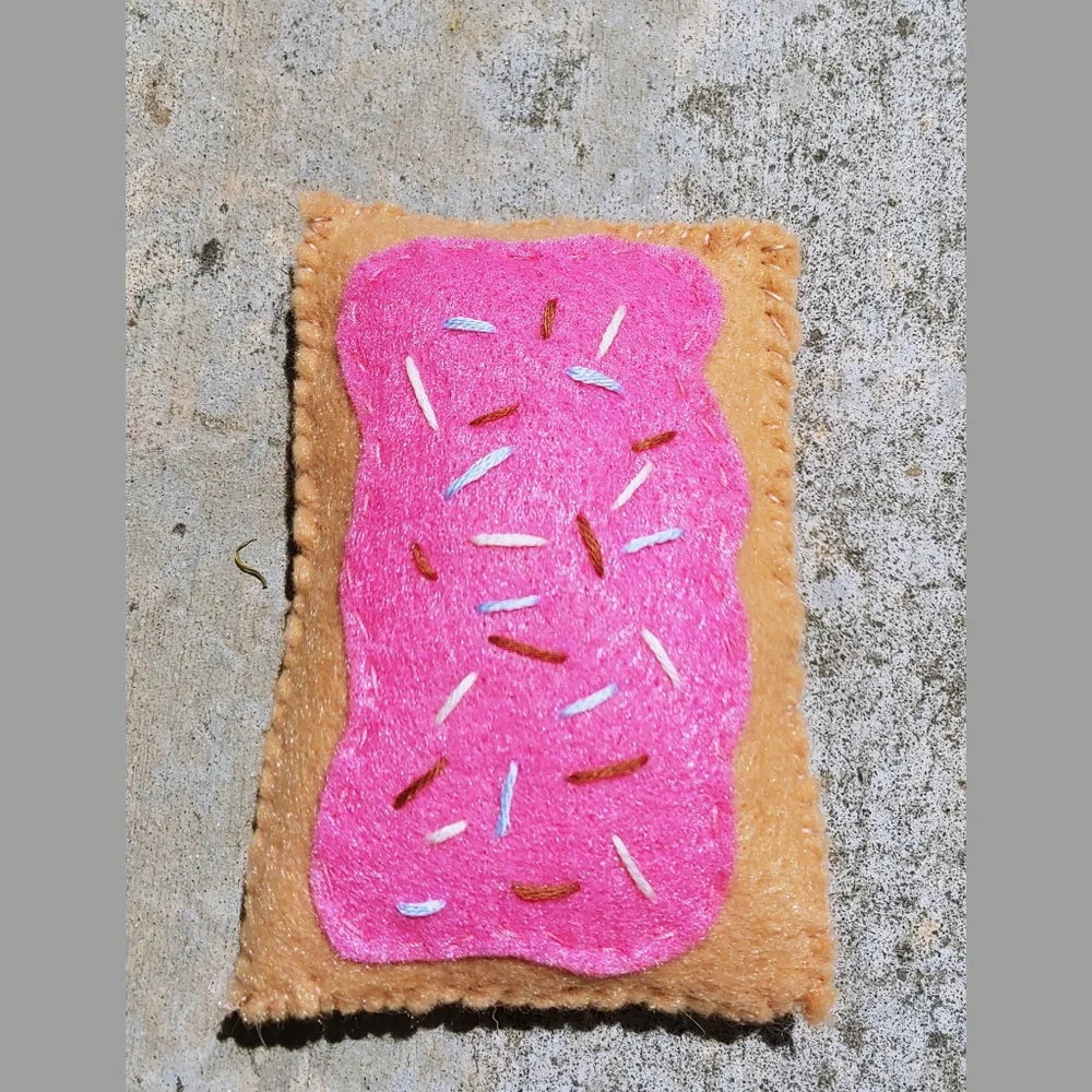 Cherry Pop Tart Cat Toy